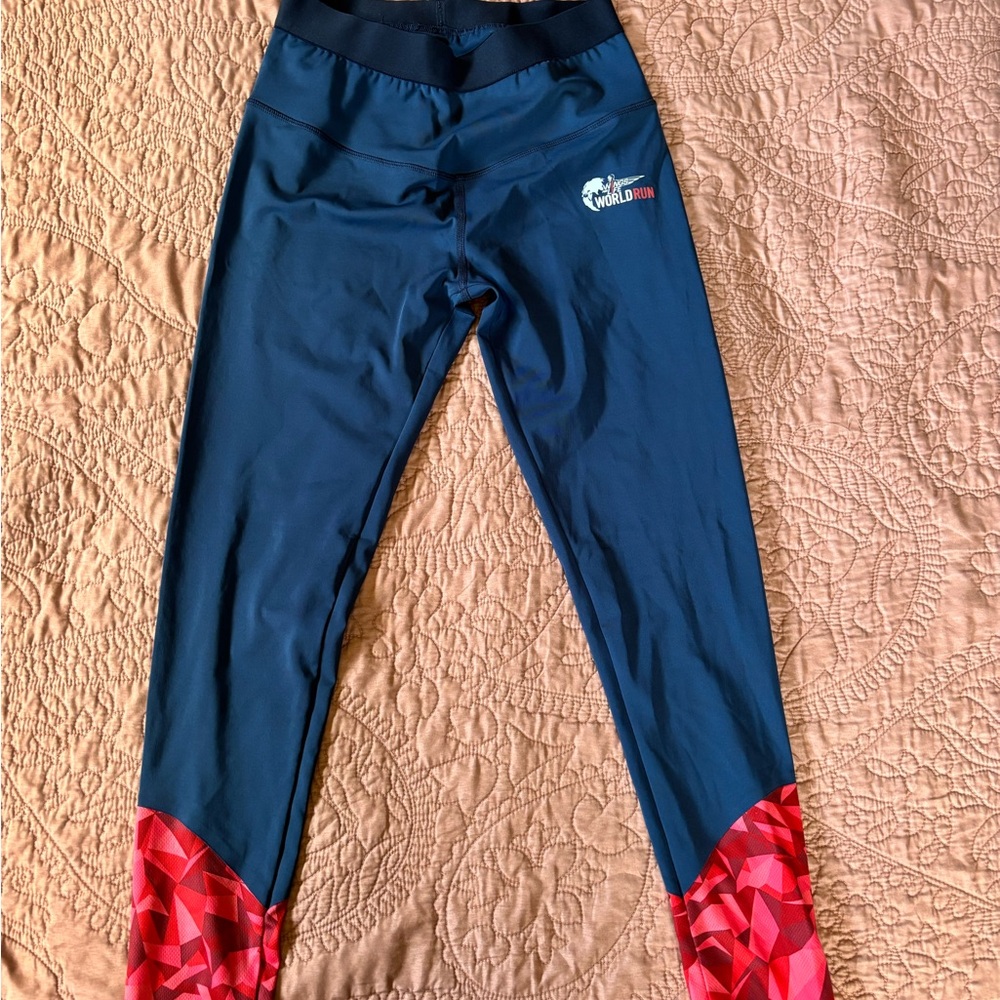 Red Bull Wings For Life Women's Blue and Red Leggings